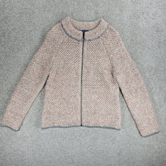 Pendleton Mohair Cardigan Sweater Womens S Woolen Mills Wool Blend Full Zip - Picture 15 of 16